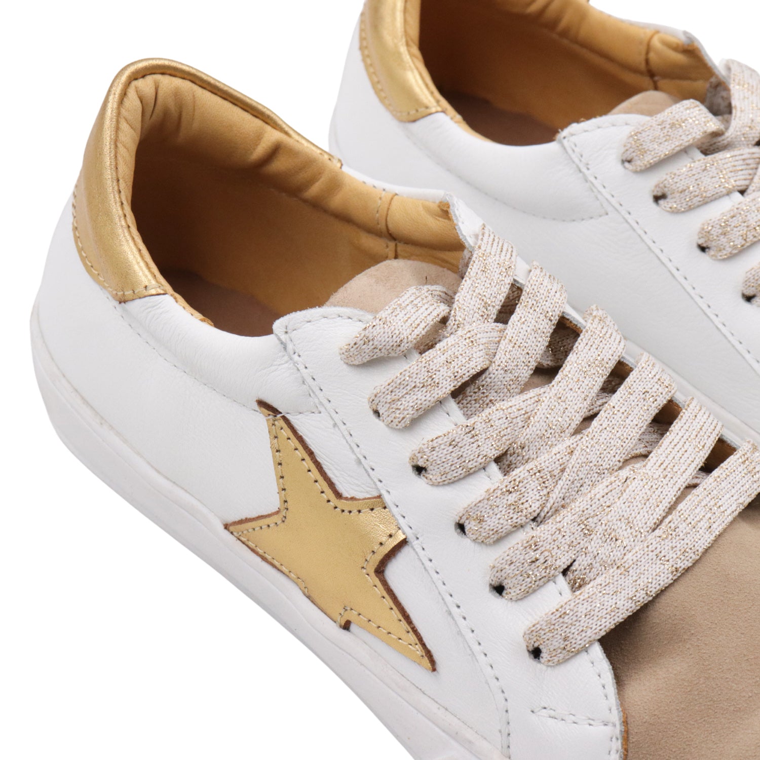 Olie white beige gold