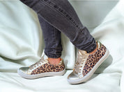 Olie gold leopard