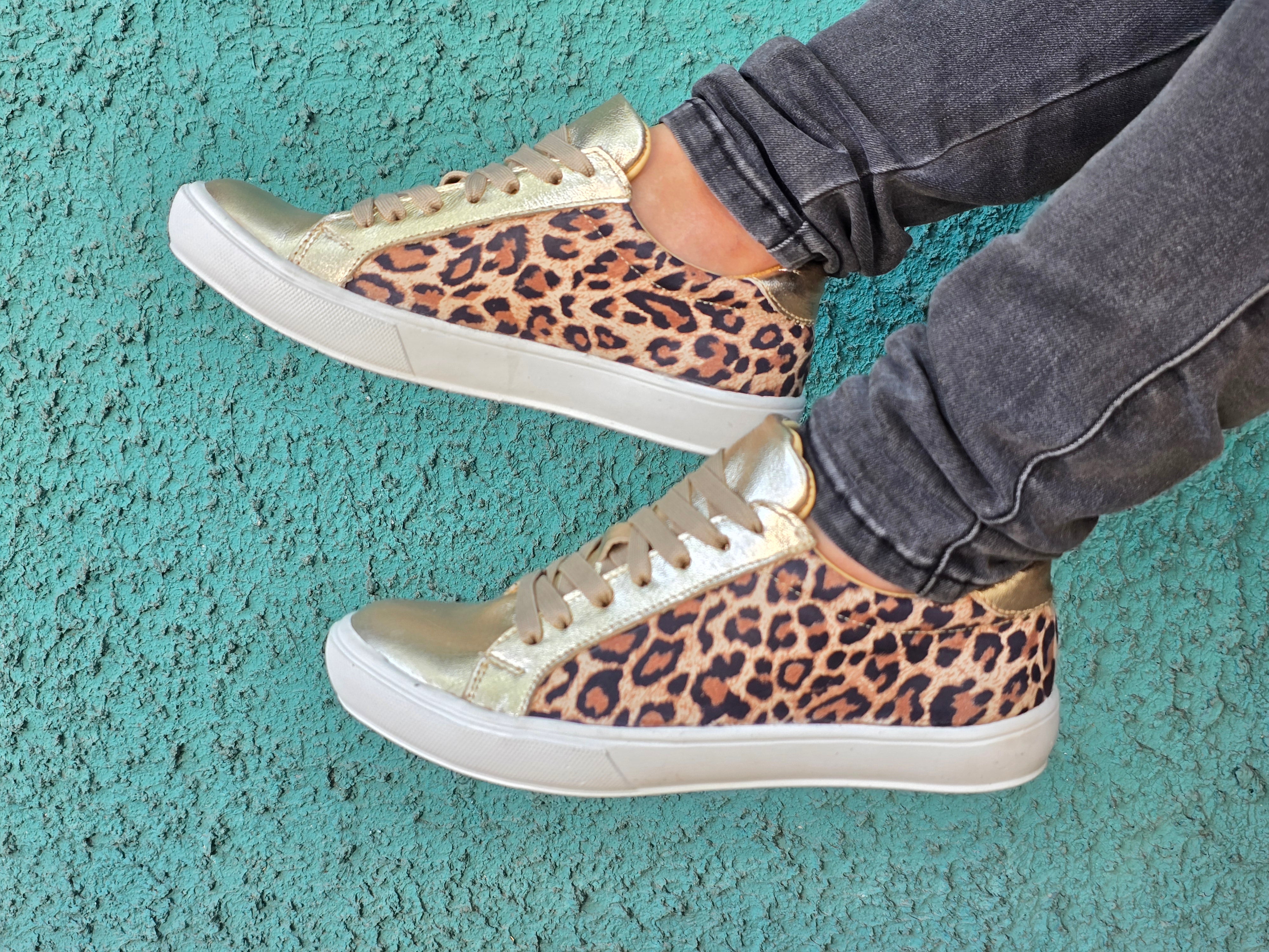 Olie gold leopard