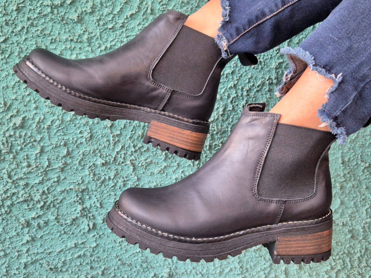 Chelsea negro graso