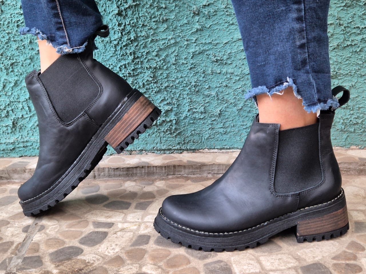 Chelsea negro graso