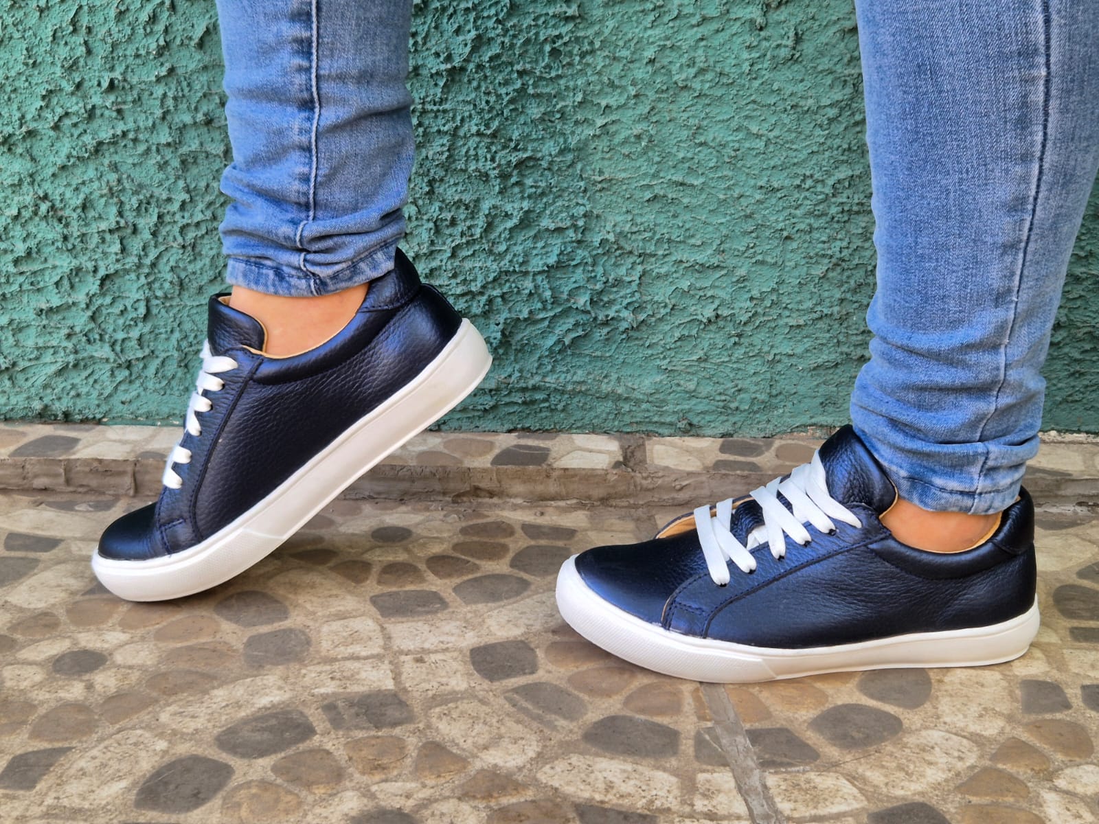 Olie metal blue