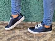 Olie metal blue
