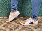 Olie white beige star