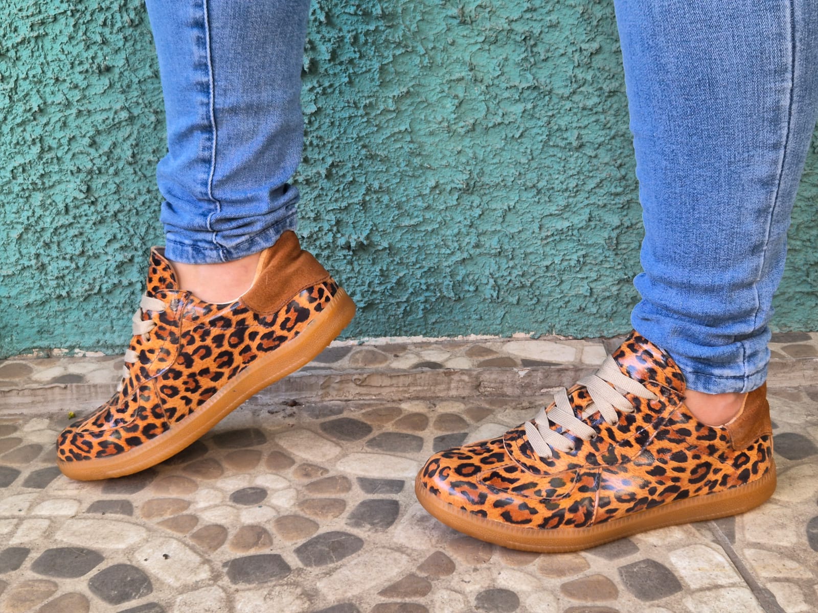 Olie caramel leopard