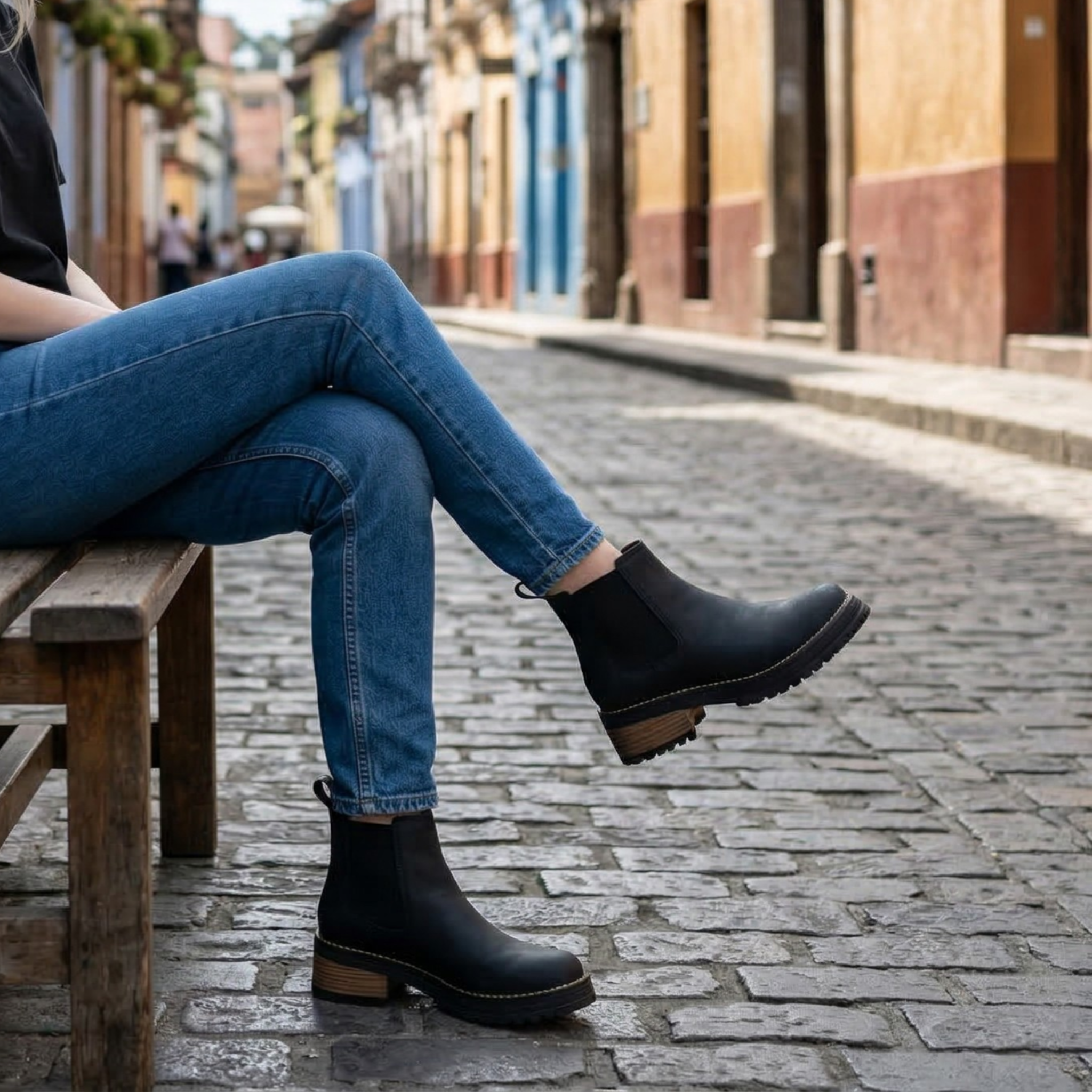Chelsea negro graso