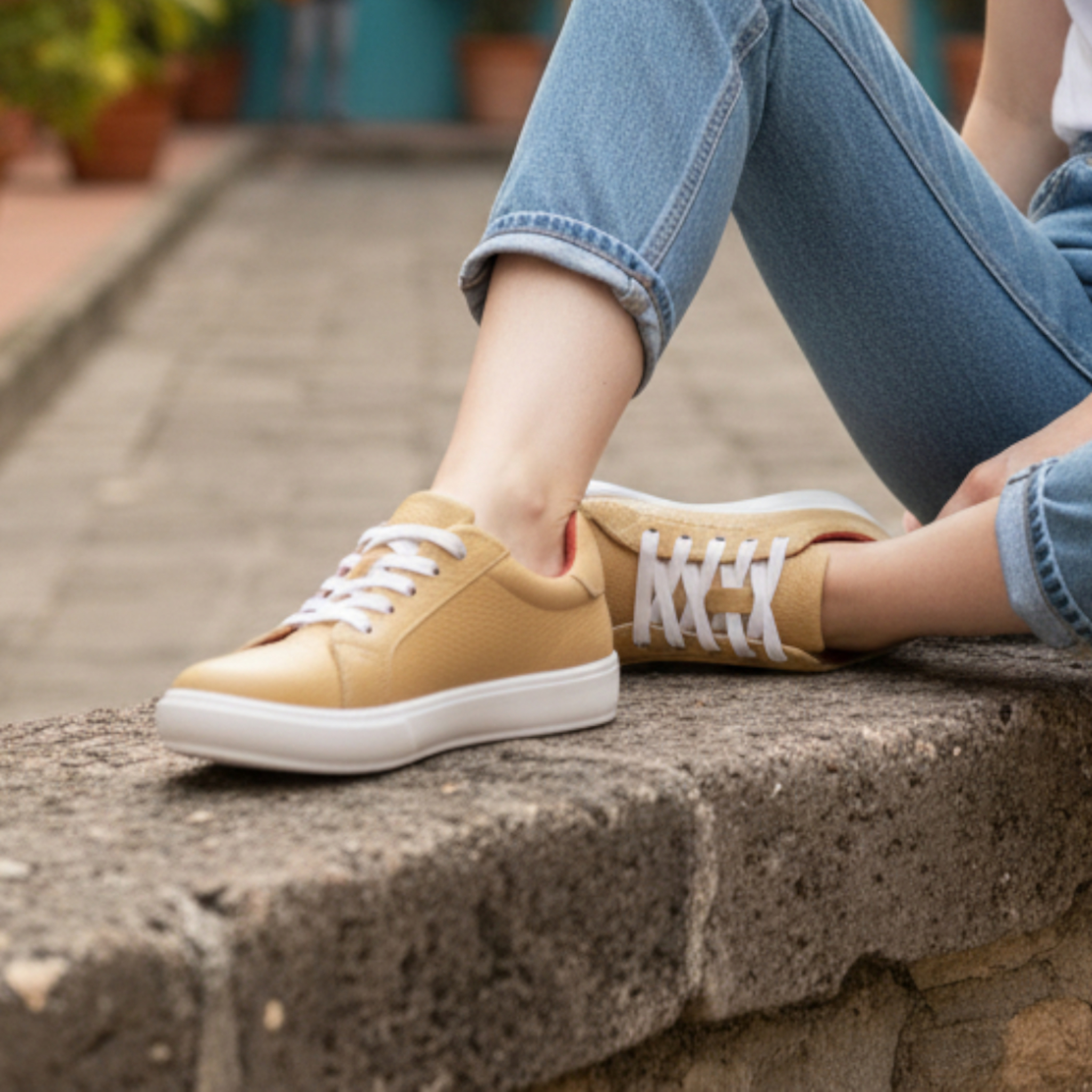 Olie beige