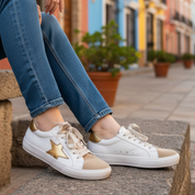 Olie white beige gold